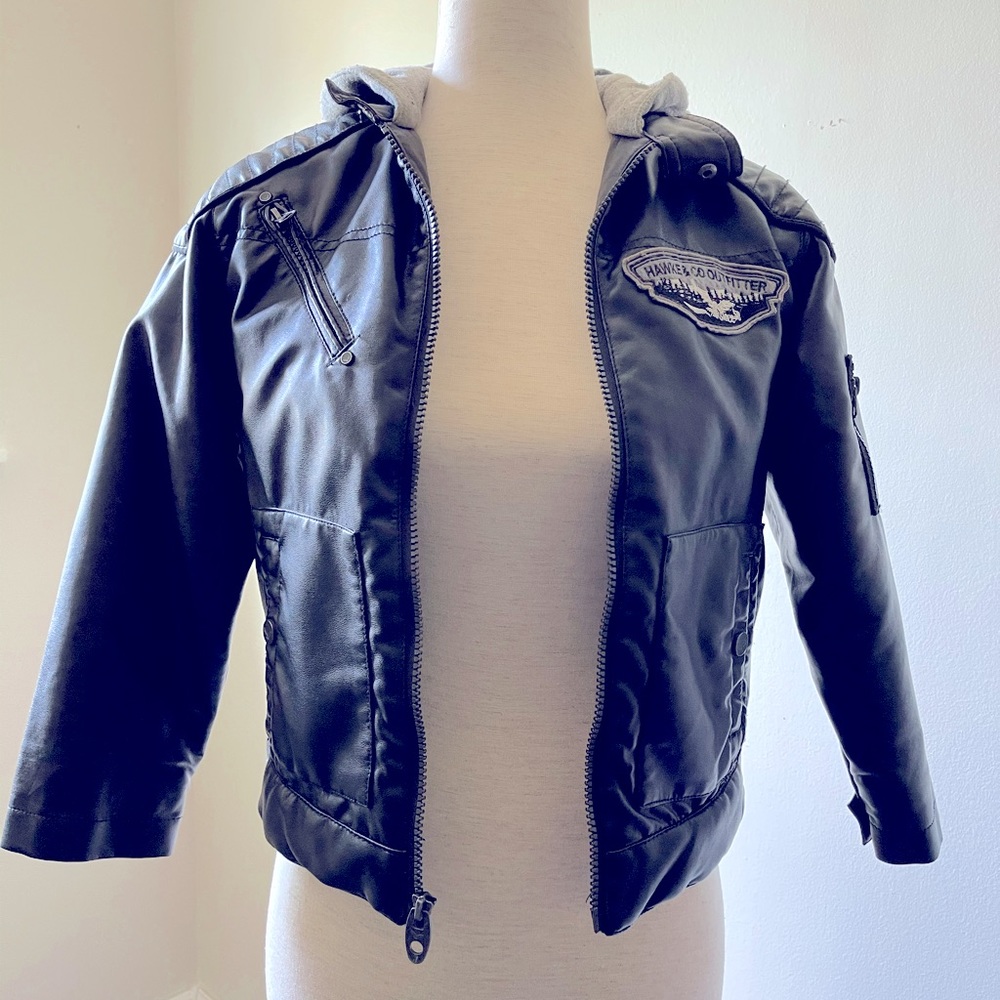 Boys vegan leather jacket from Nordstrom’s NWOT